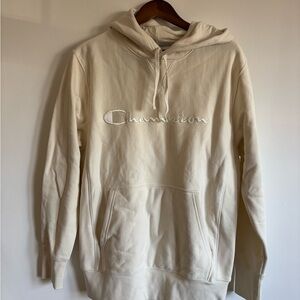 NWT Champion Cream Pullover Hoodie